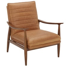 Aldric Genuine Leather Armchair